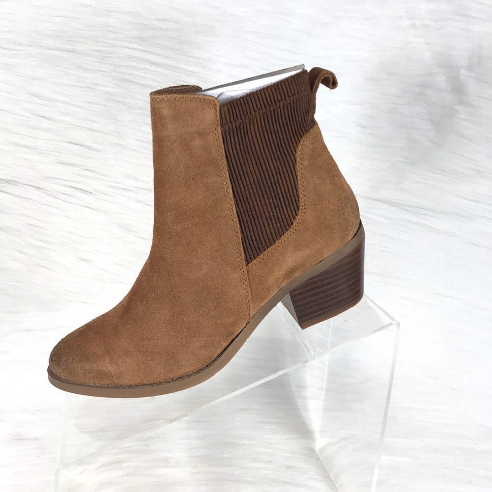 Very Volatile Ankle Boots Camel Suede Size 6.5